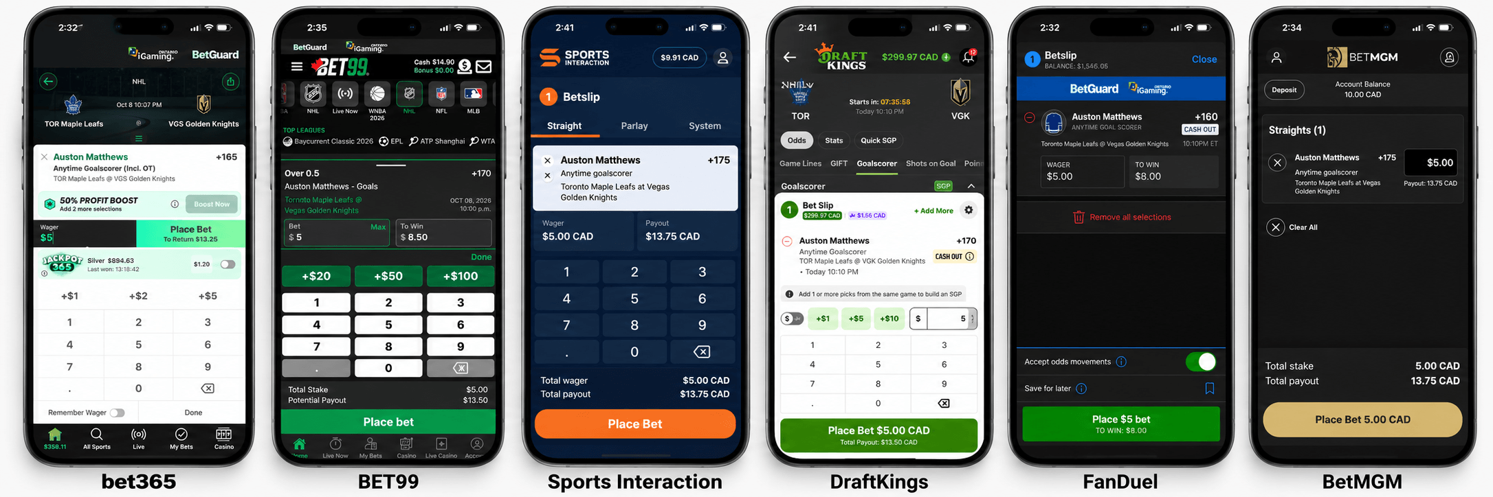 Ontario betting sites bet slips